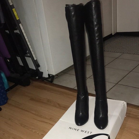 Nine West High Heel Stiletto Boots - Picture 2 of 6